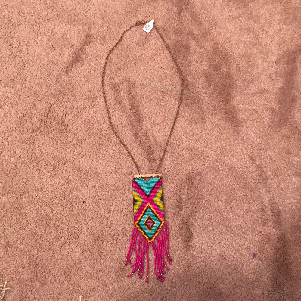 Tribal Beaded Coachella Necklace